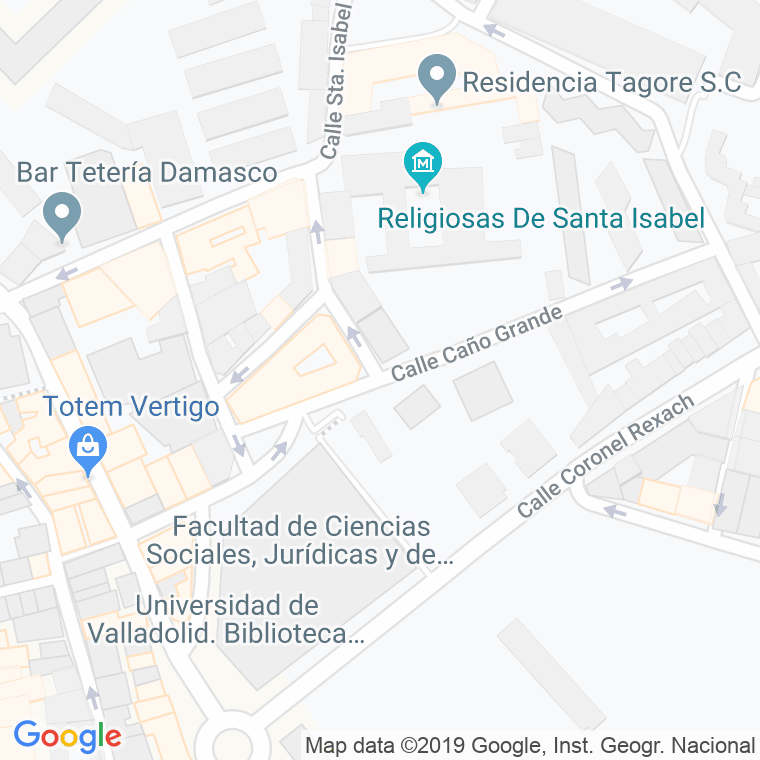 Código Postal calle Caño Grande   (Impares Del 1 Al 5)  (Pares Del 2 Al 4) en Segovia