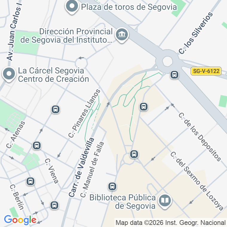 Código postal de Calle Procuradores del Comun en Segovia