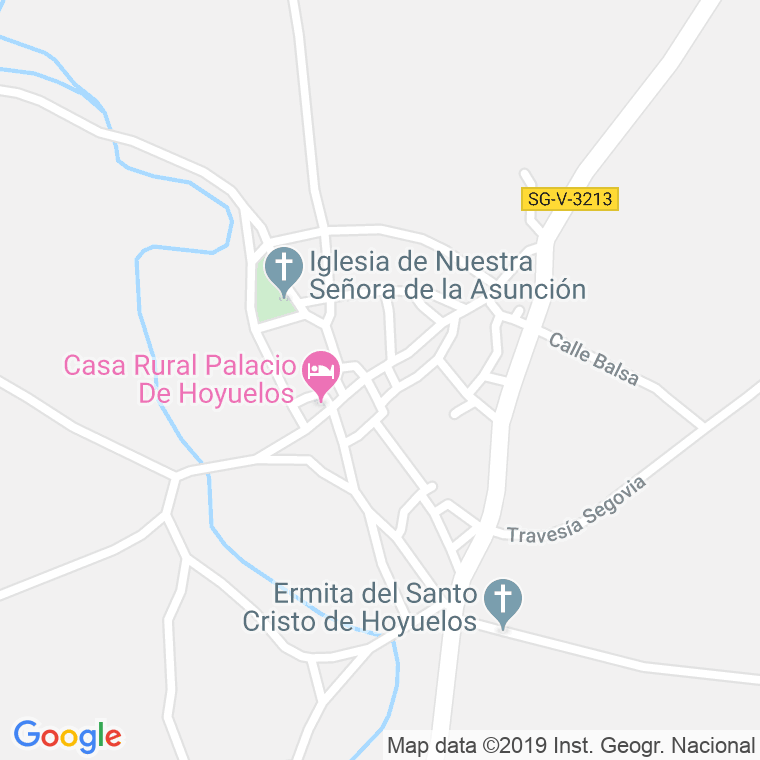 Código Postal de Hoyuelos en Segovia