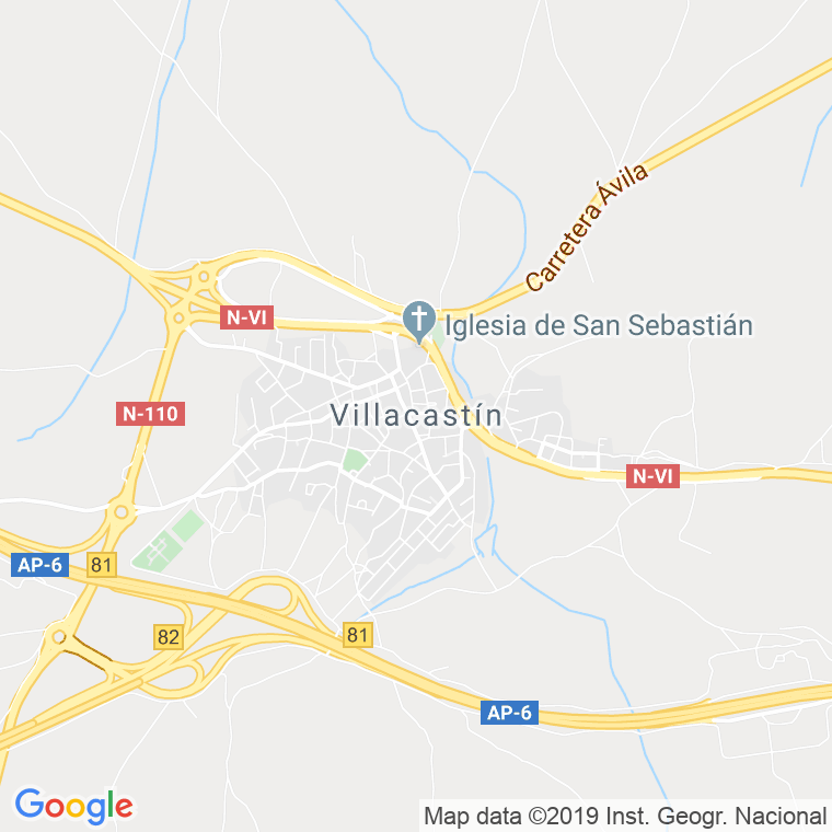Código Postal de Villacastin en Segovia