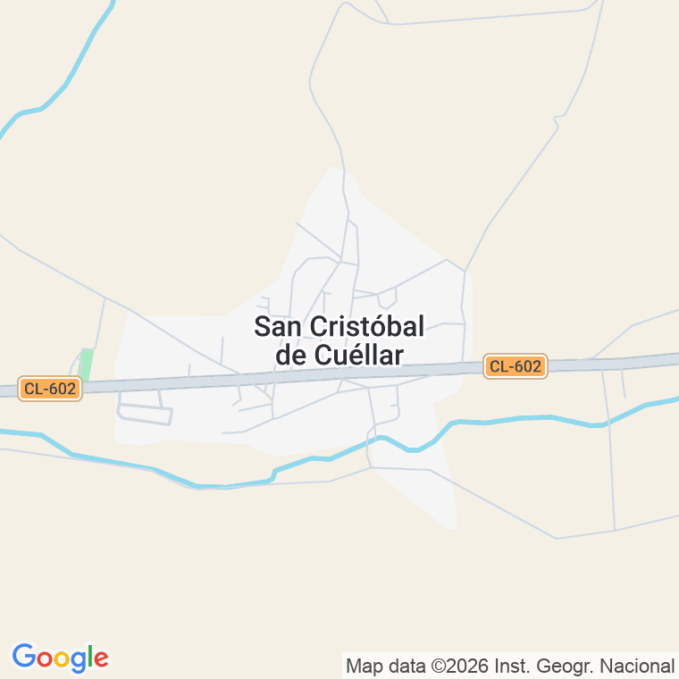 Código postal de San Cristobal de Cuellar en Segovia
