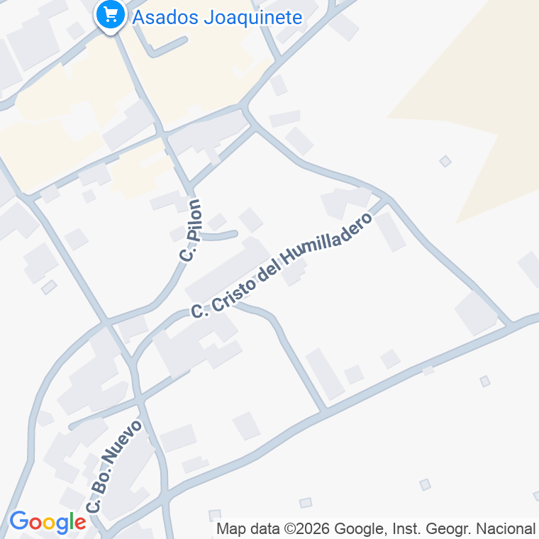 Código postal de Calle Cristo del Humilladero en Urueñas