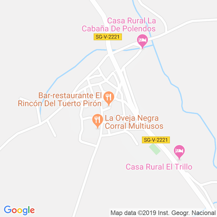 Código Postal de Cabañas De Polendos en Segovia