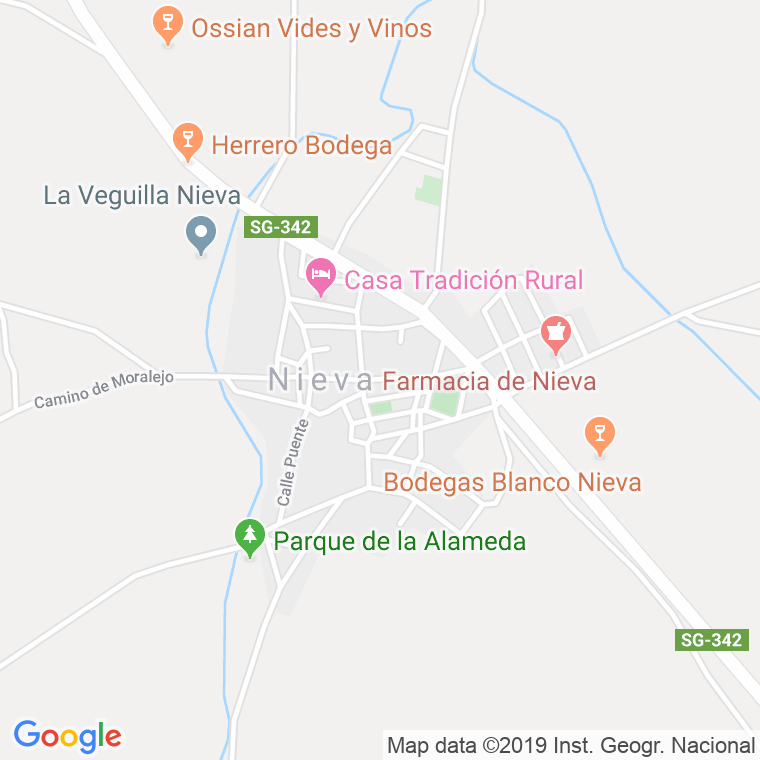 Código postal de Nieva en Segovia