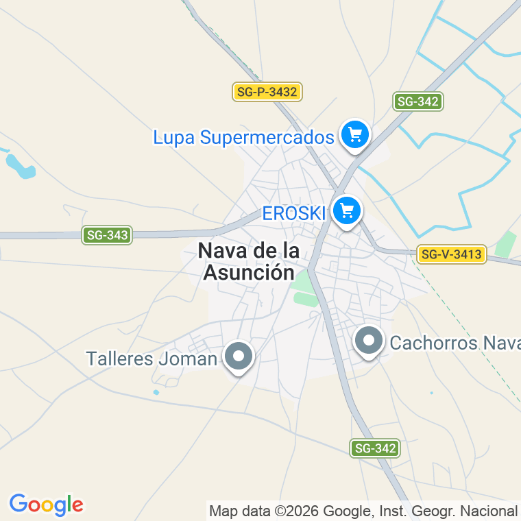 Código postal de Calle Camino del Cerruco en Nava de la Asuncion