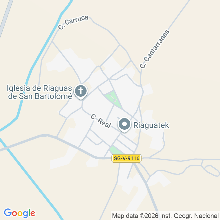 Código postal de Riaguas de San Bartolome en Segovia