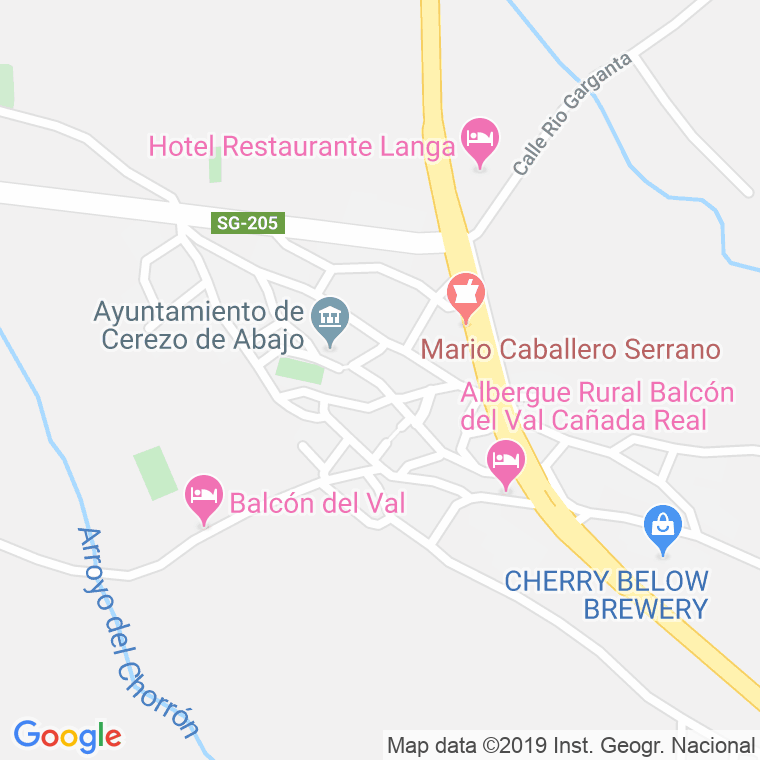 Código Postal de Cerezo De Abajo en Segovia
