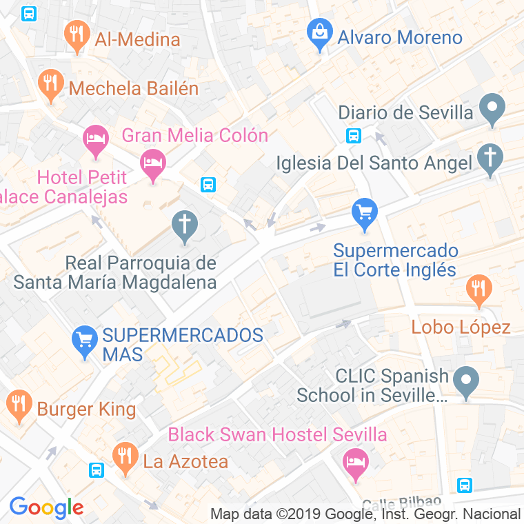 Código Postal calle Ciriaco Esteban en Sevilla