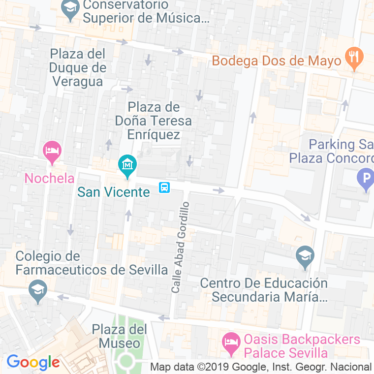 Código Postal calle Cardenal Cisneros en Sevilla