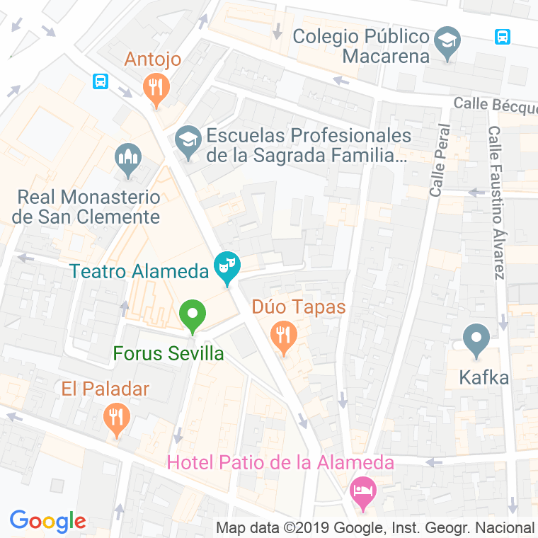 Código Postal calle Fresa en Sevilla