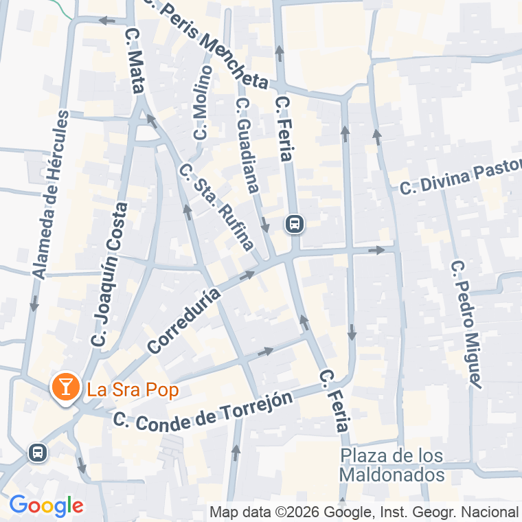 Código postal de Calle Santa Rufina en Sevilla