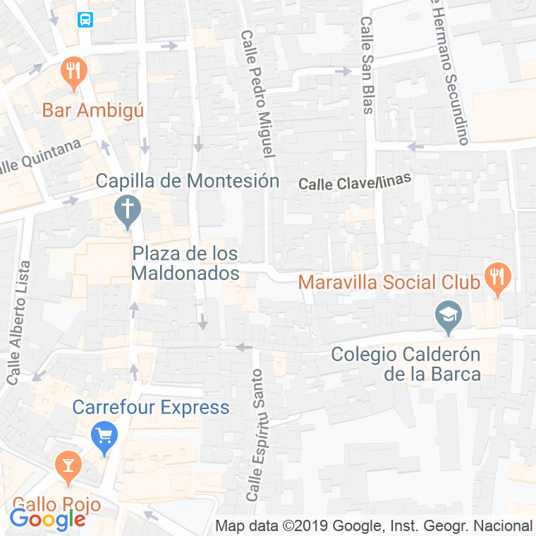 Código Postal calle Almirante Espinosa en Sevilla