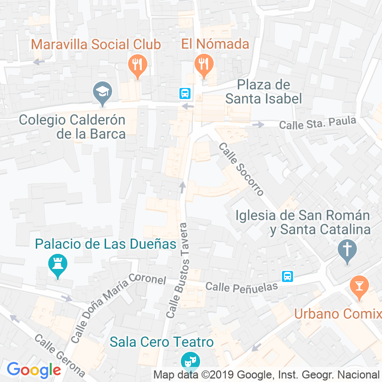Código Postal calle Antigua Calle De Luna en Sevilla