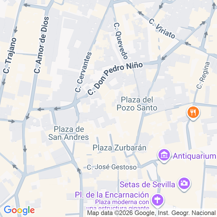 Código postal de Atienza en Sevilla