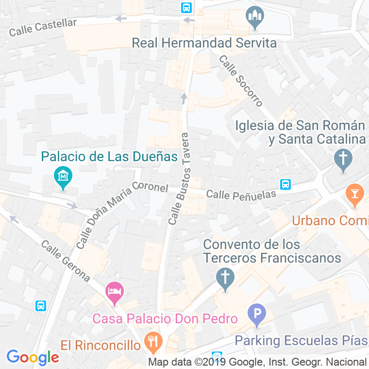 Código Postal calle Bustos Tavera en Sevilla