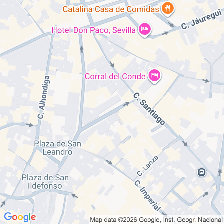 Código postal de Cardenal Cervantes en Sevilla