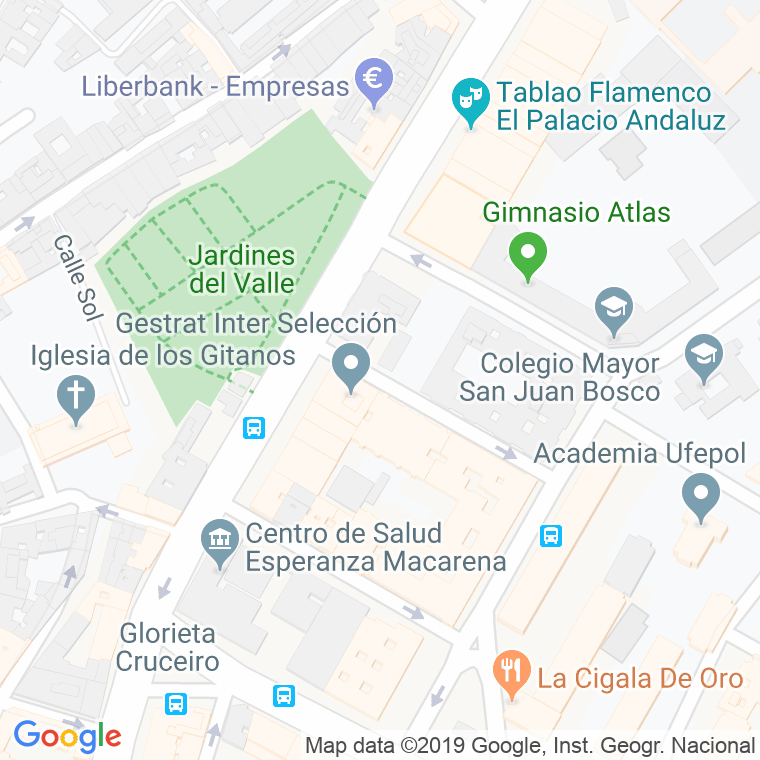 Código Postal calle Doctor Relimpio en Sevilla