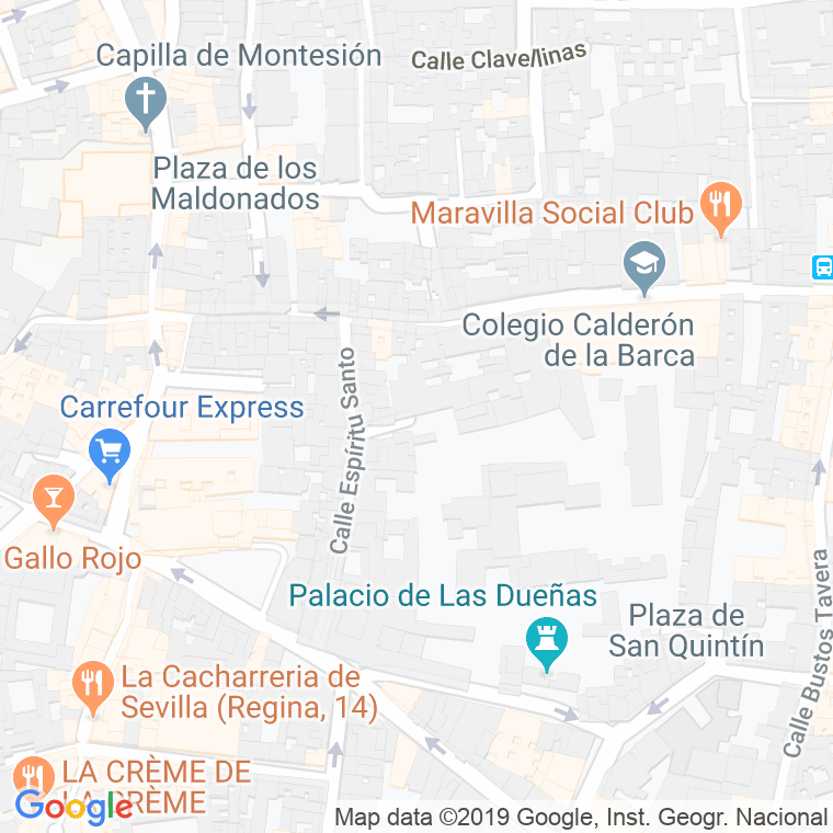 Código Postal calle Enrique El Cojo en Sevilla