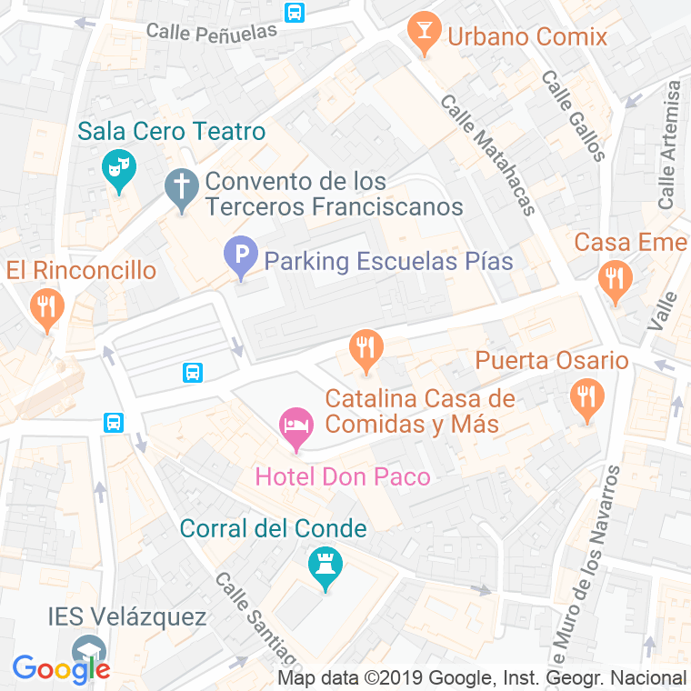 Código Postal calle Escuelas Pias en Sevilla