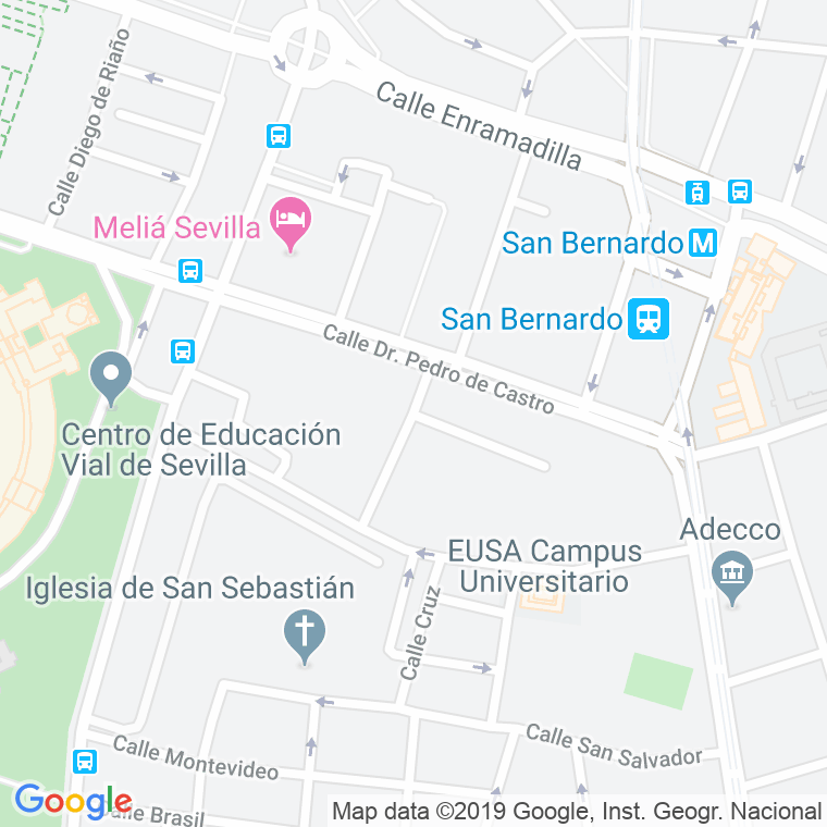 Código Postal calle Alfonso De Cossio en Sevilla