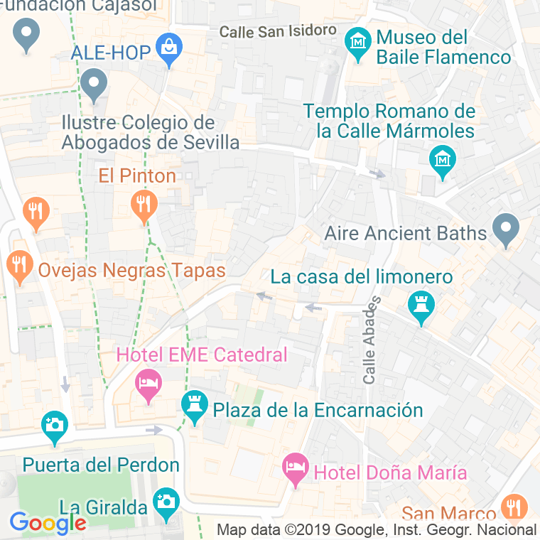 Código Postal calle Argote De Molina en Sevilla