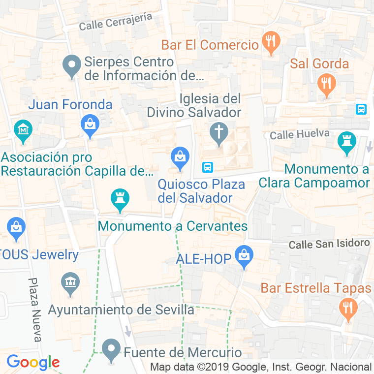 Código Postal calle Blanca De Los Rios en Sevilla