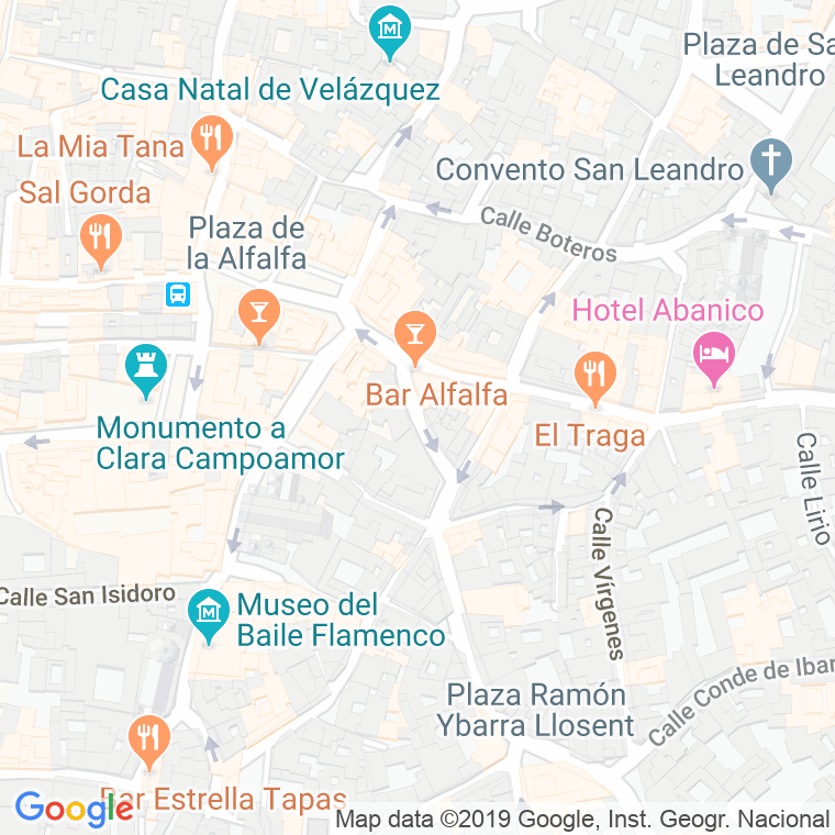 Código Postal calle Candilejo en Sevilla