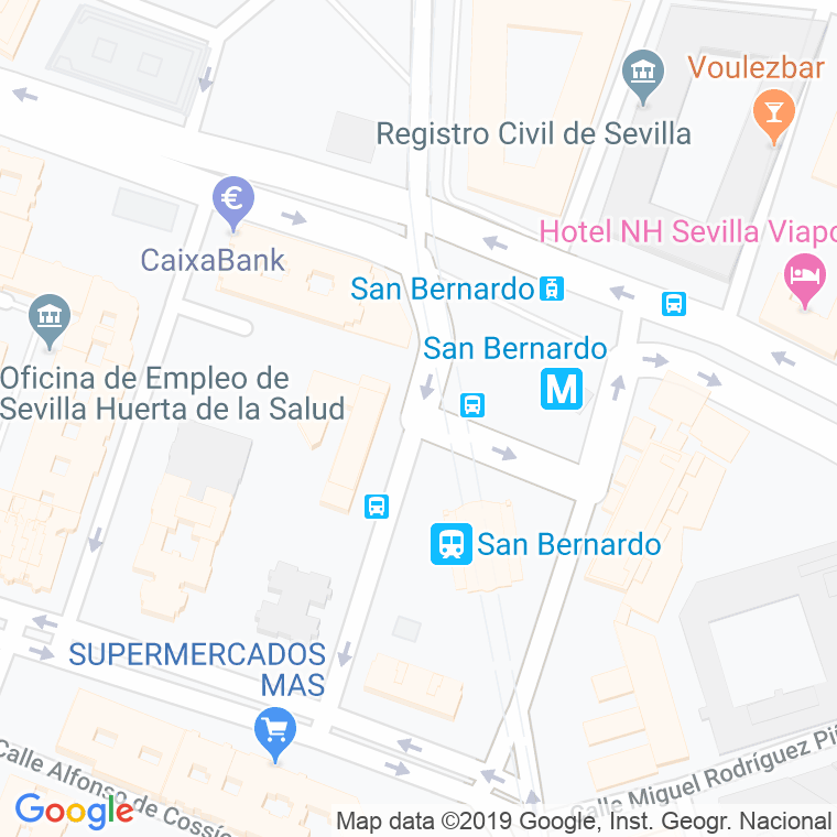 Código Postal calle Doctor Ordoñez De La Barrera en Sevilla