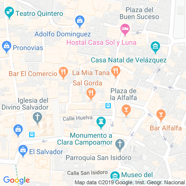 Código Postal calle Empecinado en Sevilla