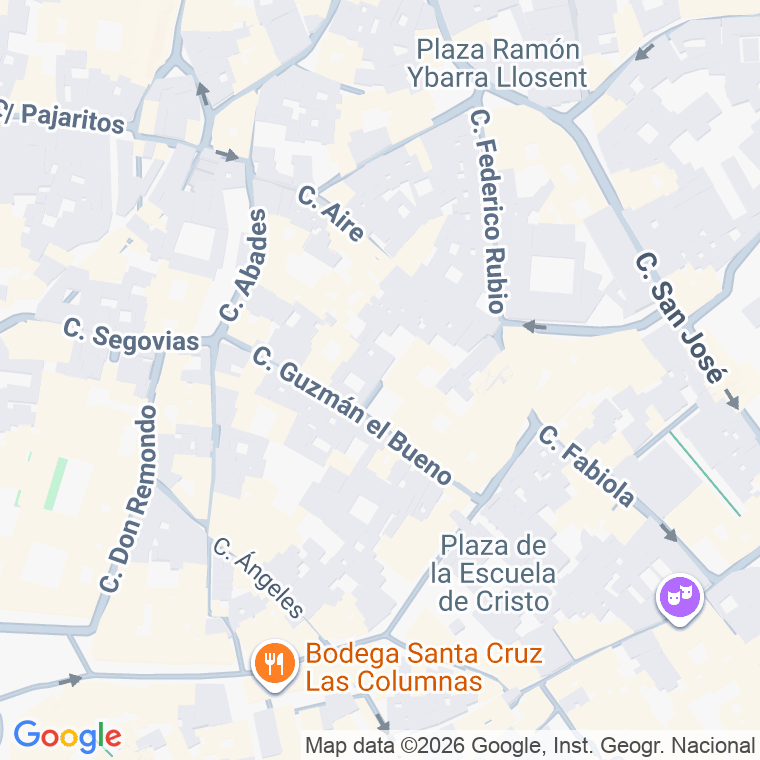 Código postal de Madre Mercedes Trullas en Sevilla