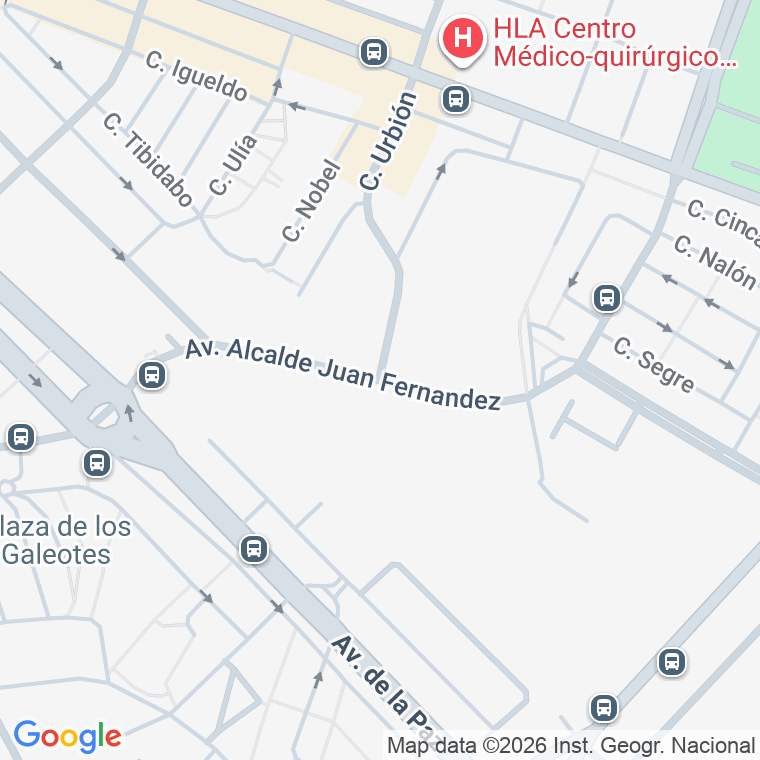 Código postal de Alcalde Juan Fernandez, Avenida en Sevilla