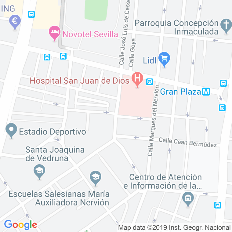 Código Postal calle Antonio Solis en Sevilla