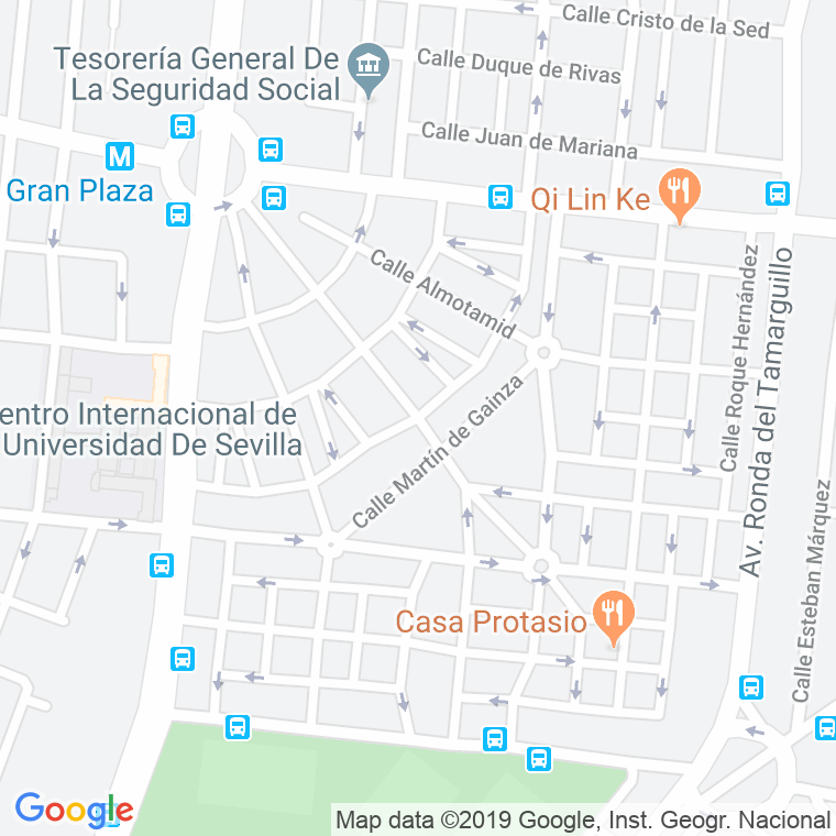 Código Postal calle Arzobispo Salcedo en Sevilla