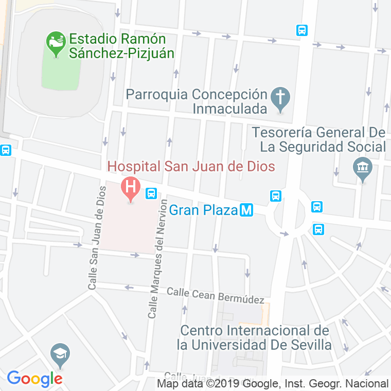 Código Postal calle Cardenal Lluch en Sevilla