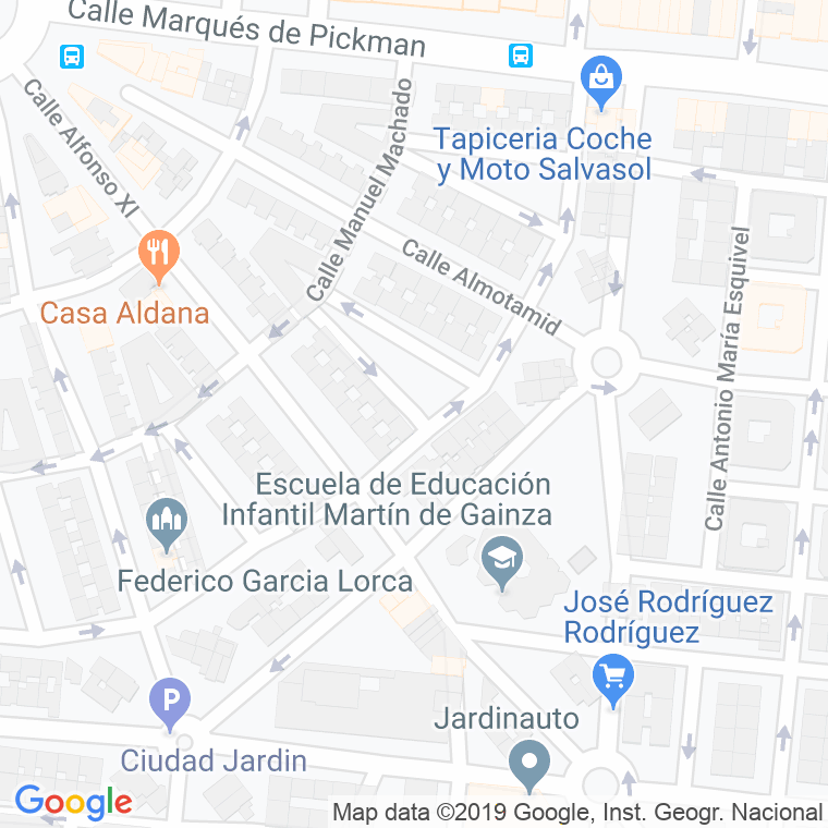 Código Postal calle Diego Antonio Diaz en Sevilla
