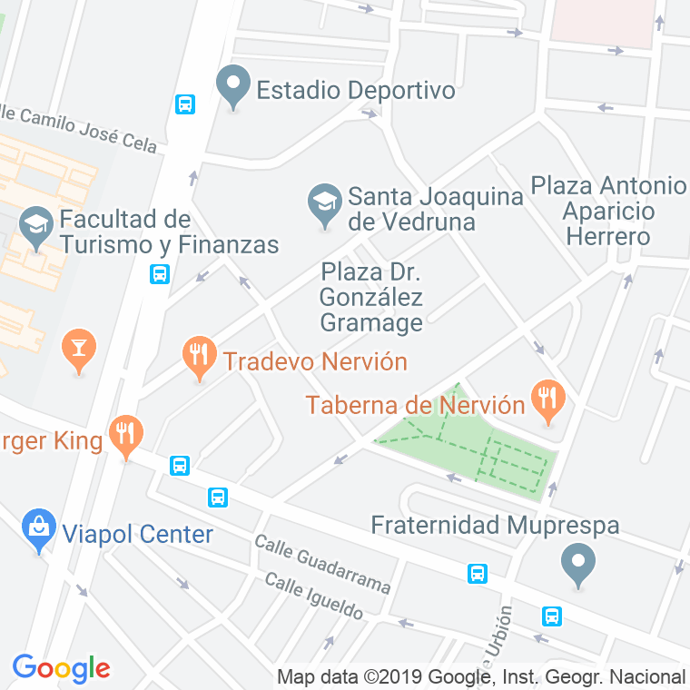 Código Postal calle Doctor Gonzalez Gramage, plaza en Sevilla