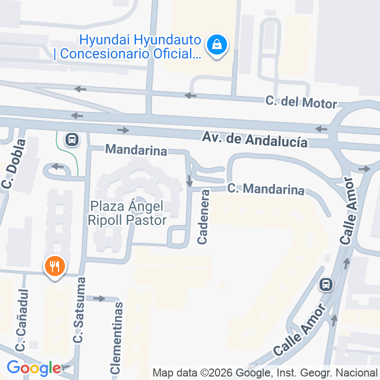 Código postal de Plaza Cadeneras (las) en Sevilla