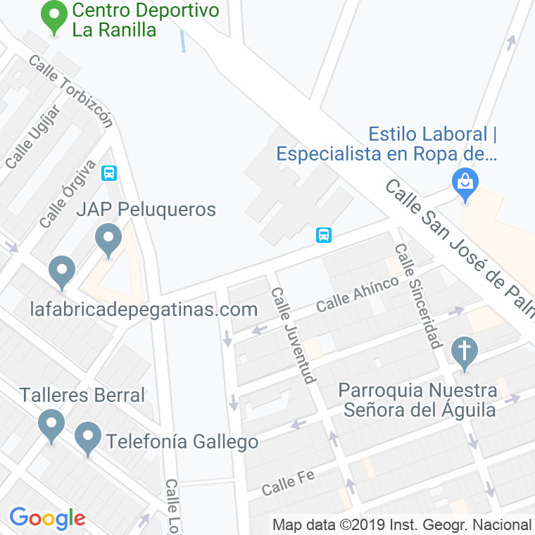 Código Postal calle Afan en Sevilla