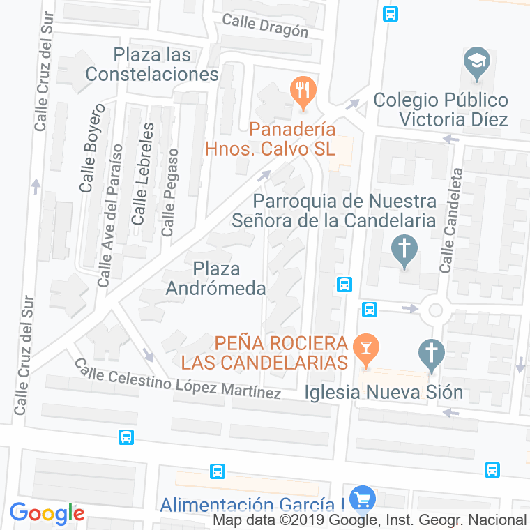 Código Postal calle Andromeda en Sevilla