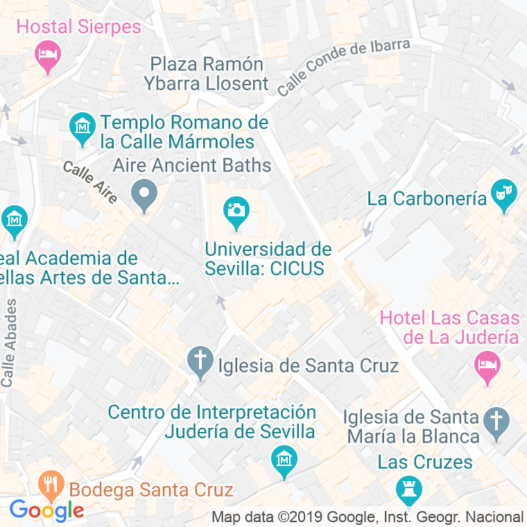 Código Postal calle Barriada Madre De Dios en Sevilla