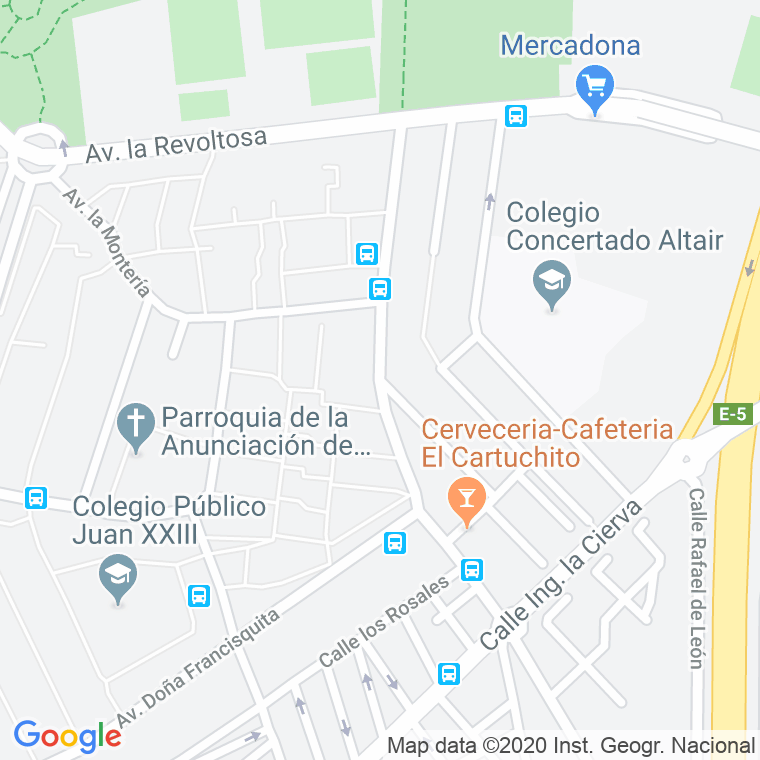 Código Postal calle Calesera en Sevilla