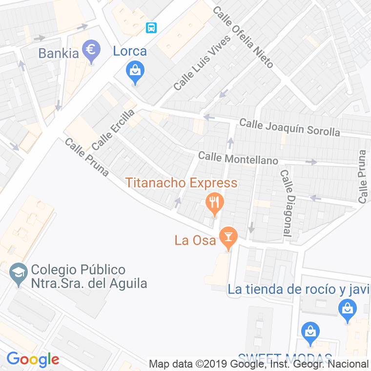 Código Postal calle Candido Nocedal en Sevilla
