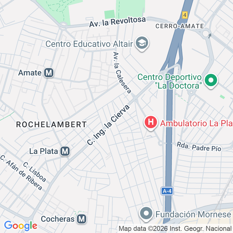 Código postal de Ingeniero la Cierva en Sevilla