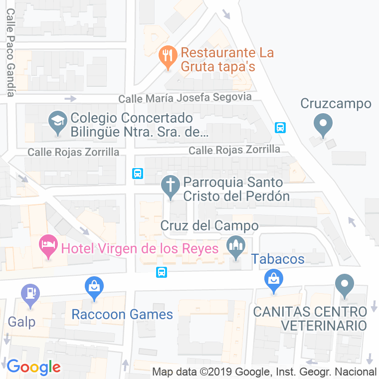 Código Postal calle Agustin Moreto en Sevilla