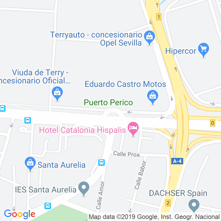 Código Postal calle Alava en Sevilla