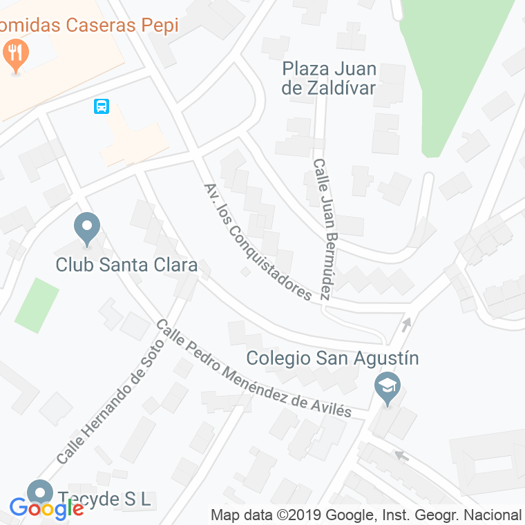 Código Postal calle Conquistadores, avenida en Sevilla