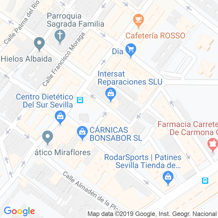 Código Postal calle Beethoven en Sevilla