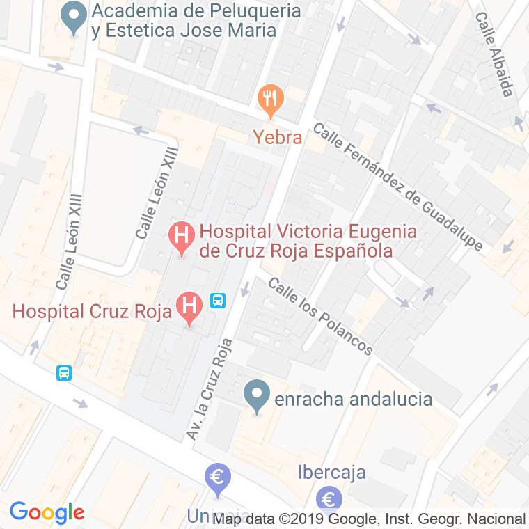 Código Postal calle Cerrajeros en Sevilla