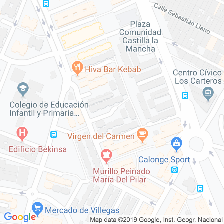 Código Postal calle Comunidad Asturiana en Sevilla
