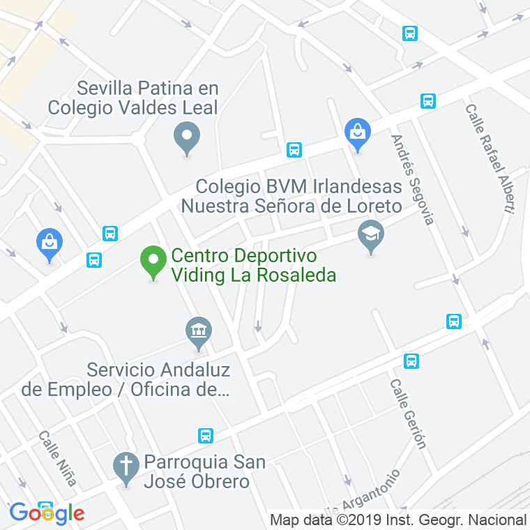 Código Postal calle Conde Del Aguila en Sevilla